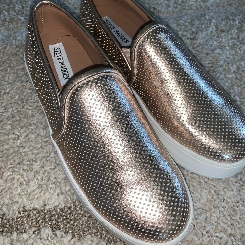 Steve Madden rose gold platform shoe - Picture 5 of 6